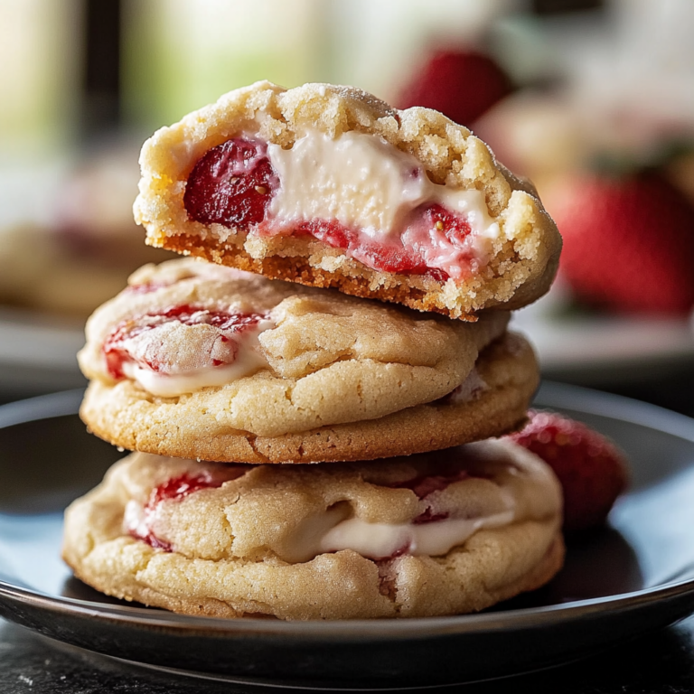 Delicious Strawberry Cheesecake Cookies Recipe