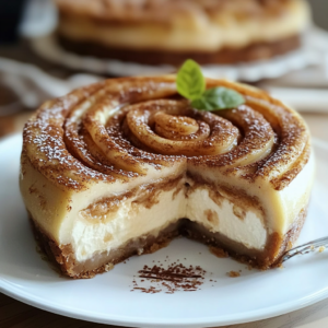 Delicious Cinnamon Roll Honeybun Cheesecake Recipe