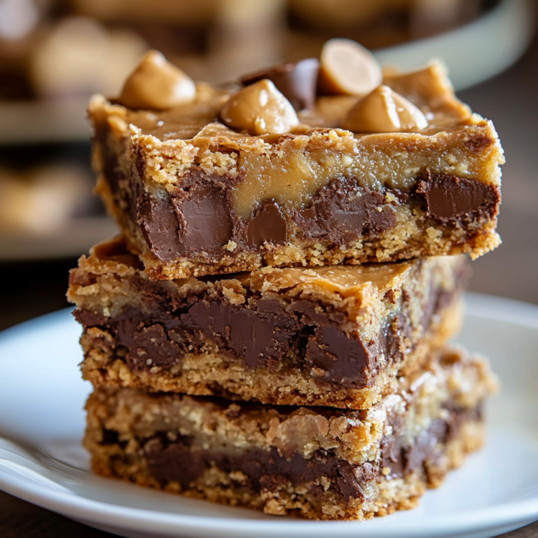 Delicious Peanut Butter Cup Gooey Bars Recipe