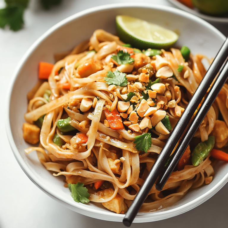 Easy Vegan Pad Thai Recipe | Delicious Plant-Based Dish