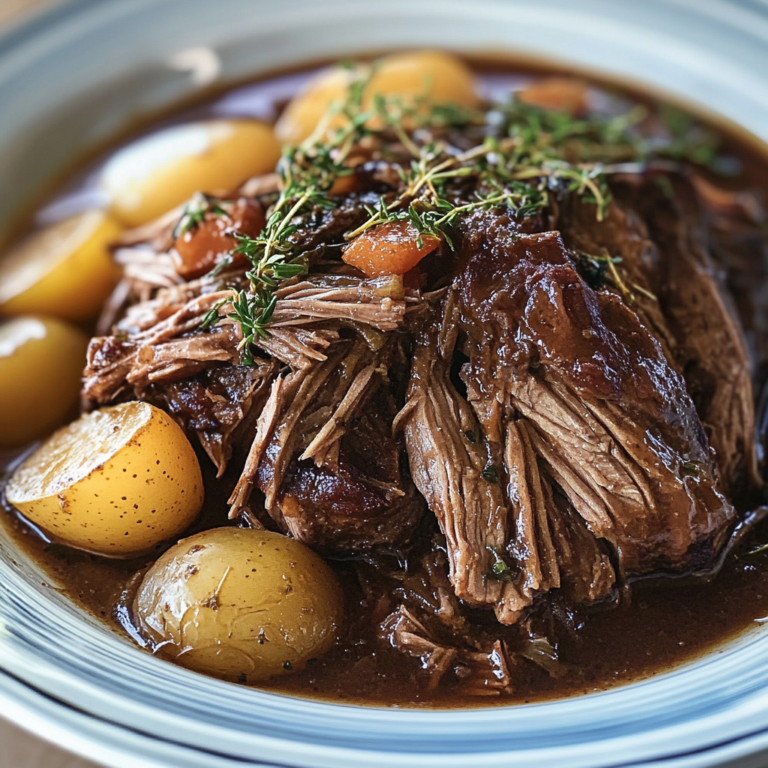 Easy Slow Cooker Pot Roast Recipe for Tender Flavor