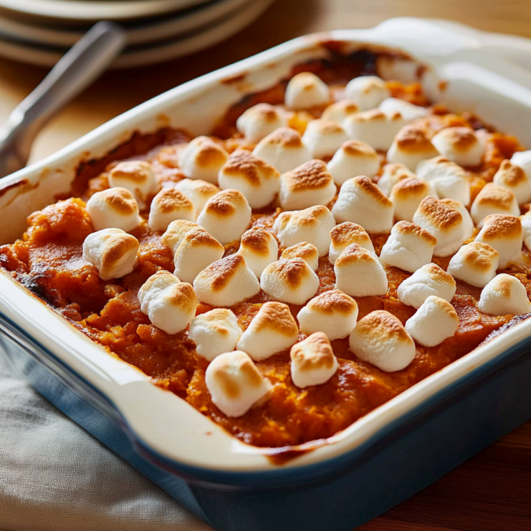 Delicious Sweet Potato Casserole with Marshmallows Recipe