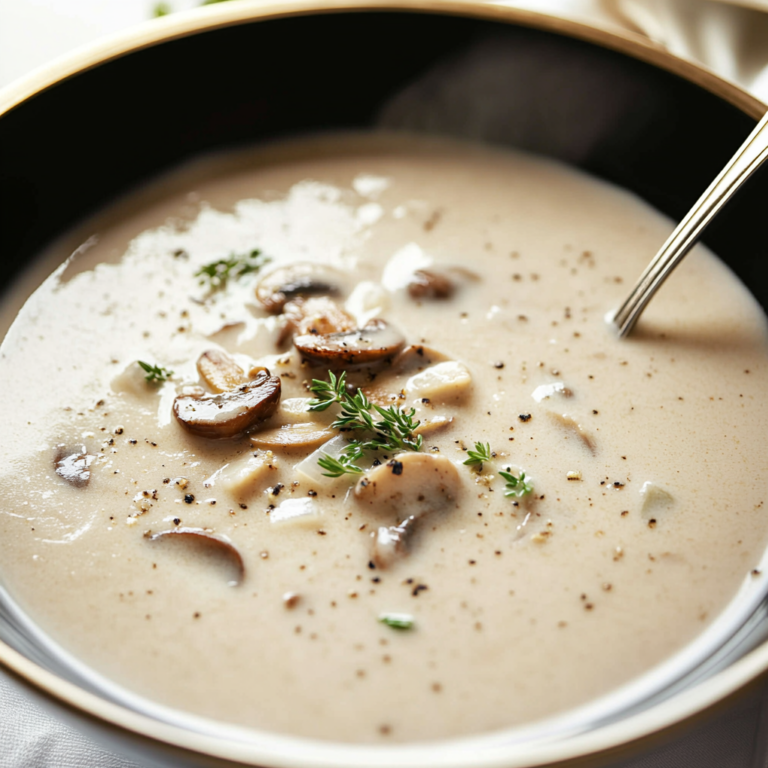 Creamy Mushroom Soup Recipe