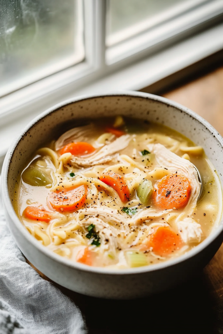 Delicious Crack Chicken Noodle Soup Recipe