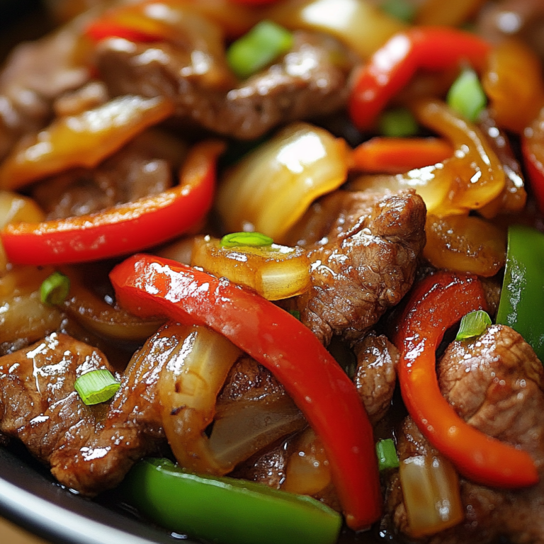 Delicious Chinese Onion Pepper Steak Recipe