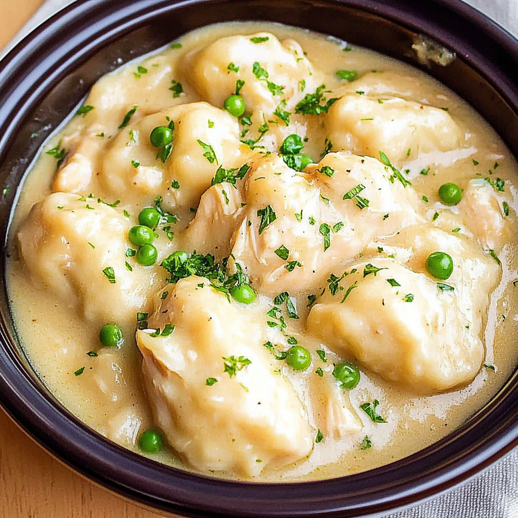 Slow Cooker Chicken and Dumplings