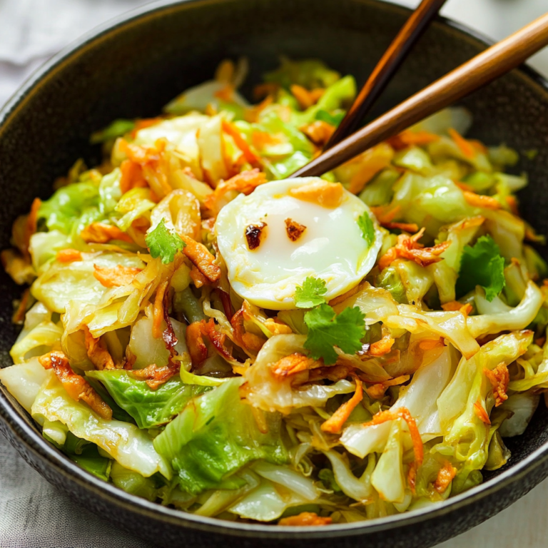 Easy Stir-Fried Cabbage with Eggs Recipe