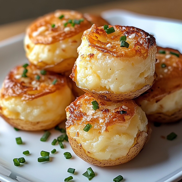 Cheesy Mashed Potato Puffs