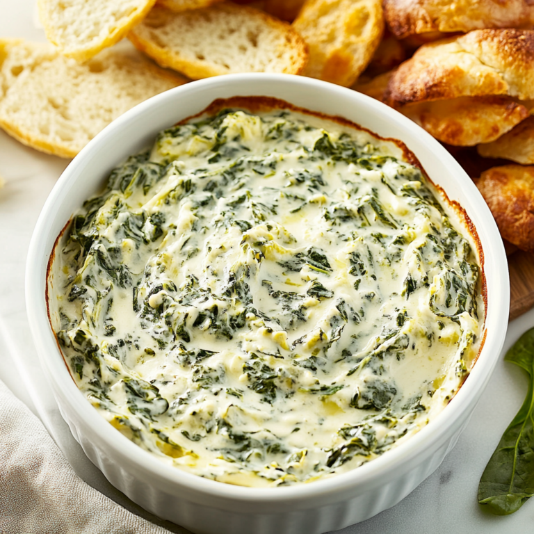 Easy Creamy Spinach Dip Recipe for Parties