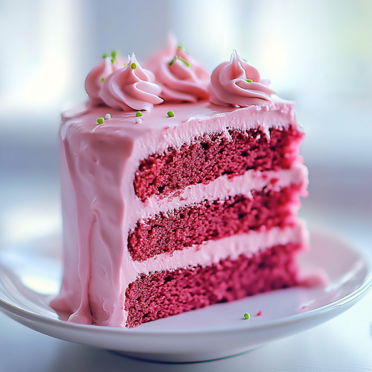 Easy One Bowl Pink Velvet Cake Recipe