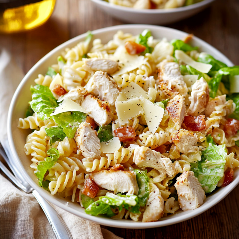 Chicken Caesar Pasta Salad