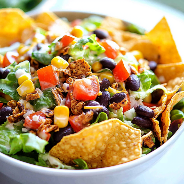 Dorito Taco Salad Recipe – Crunchy Creamy Sweet