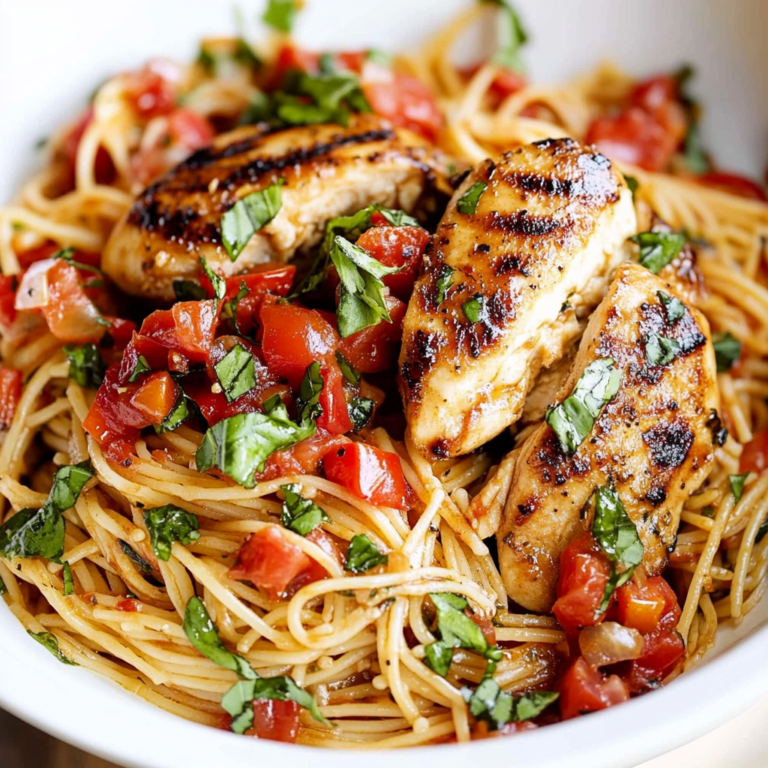 Delicious Bruschetta Chicken Pasta Recipe