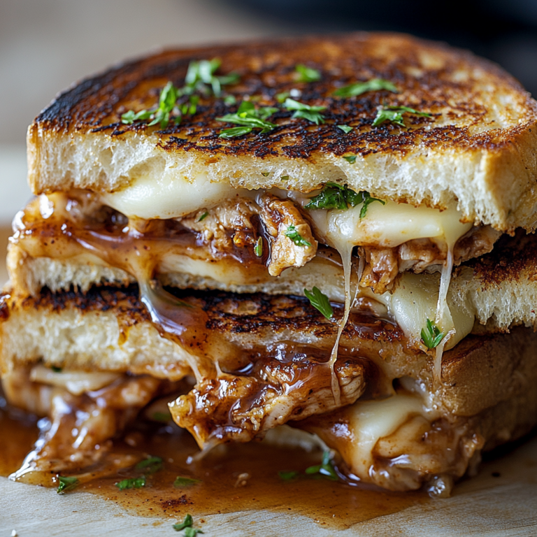 BBQ Chicken Grilled Cheese Recipe