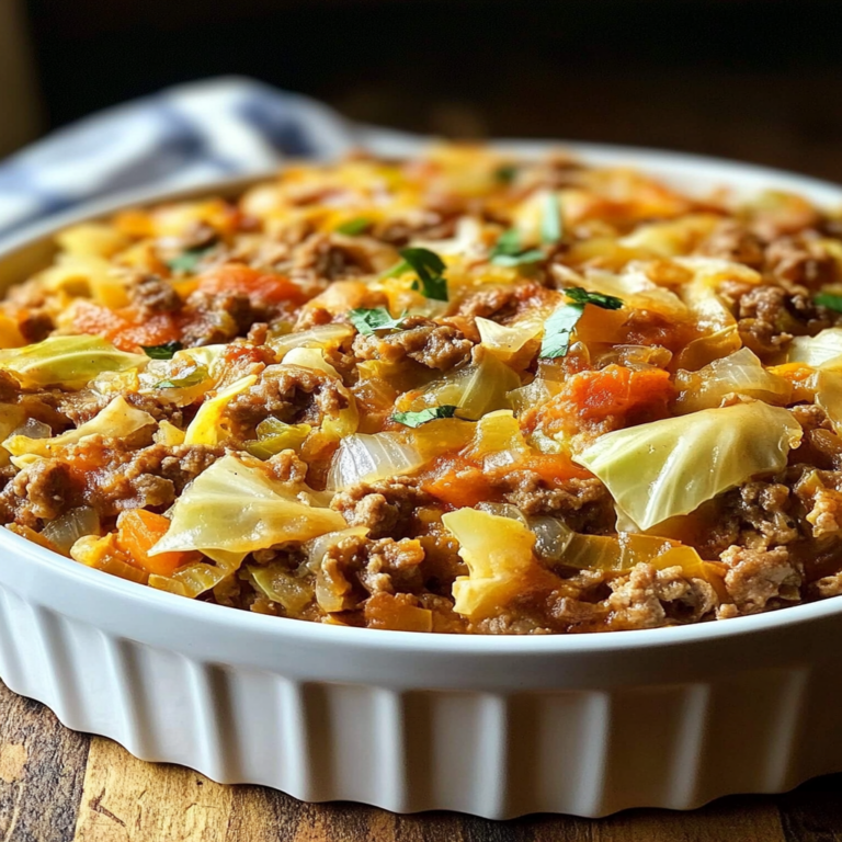 Comforting Cabbage Casserole: A Cozy Family Favorite