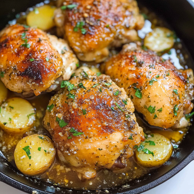 Delicious Baked Italian Chicken Thighs Recipe