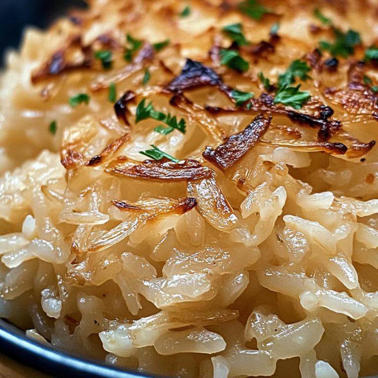 Delicious French Onion Butter Rice Recipe