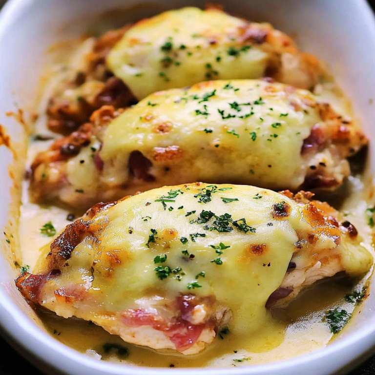 Irresistible Baked Chicken Cordon Bleu Recipe Delight