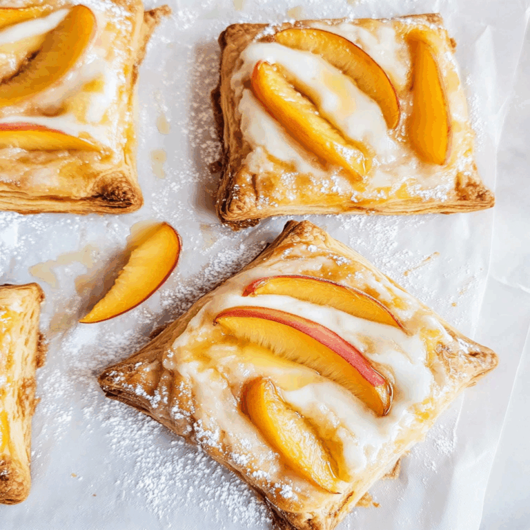 Delightful Peach and Cream Cheese Danish Brunch Recipe