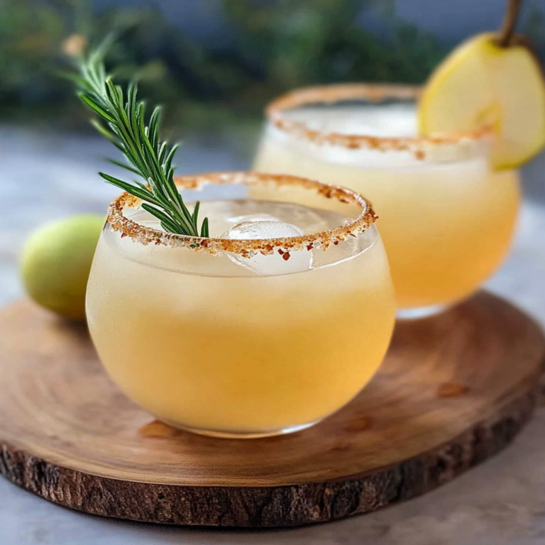 Refreshing Honey Pear Margarita No Alcohol Recipe Delight