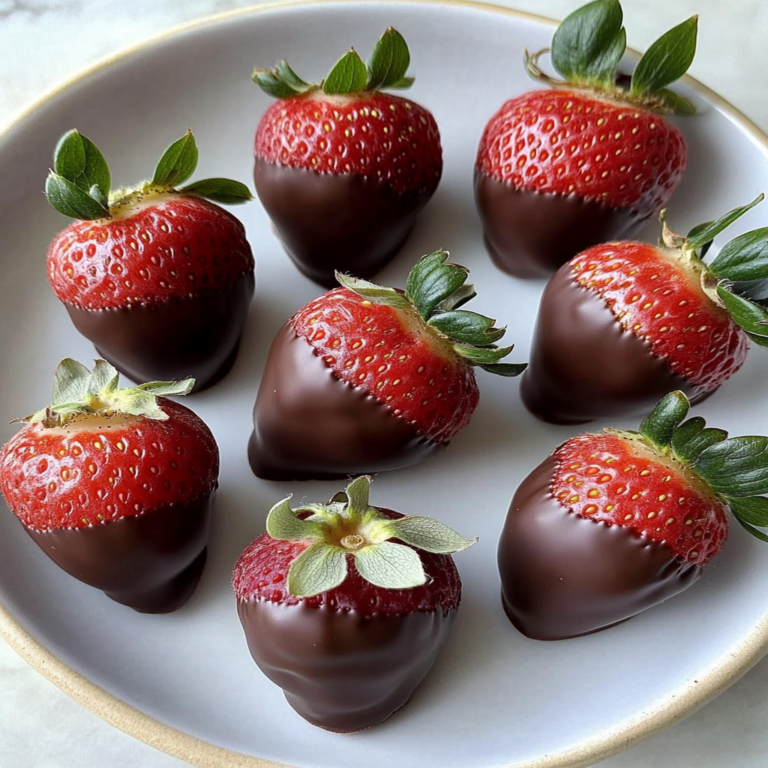 Decadent Dark Chocolate Covered Strawberries Recipe