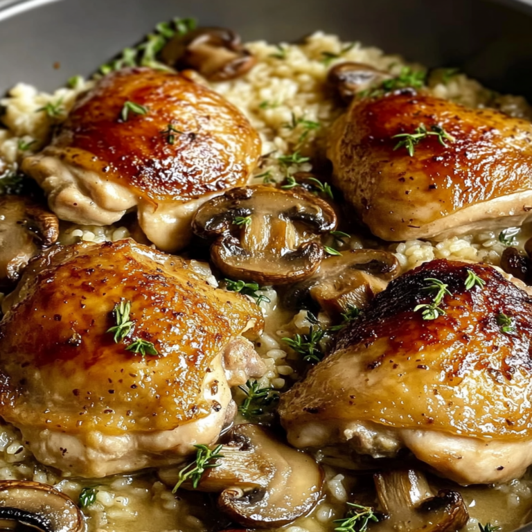 Irresistible Creamy Mushroom Chicken Thighs Recipe