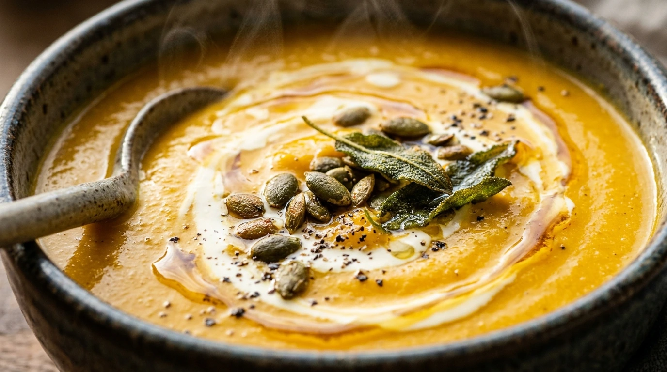 Creamy Roasted Butternut Squash Soup