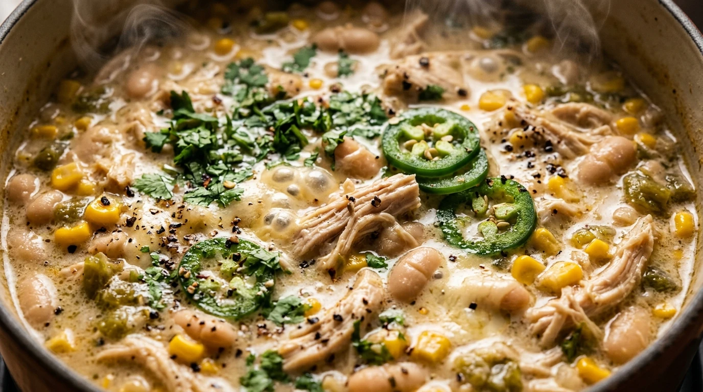 One-Pot Creamy White Chicken Chili